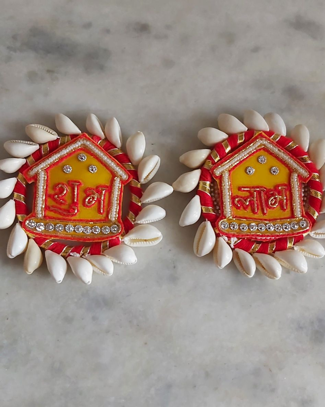 Handmade Diwali Decorative Shubh Labh 04